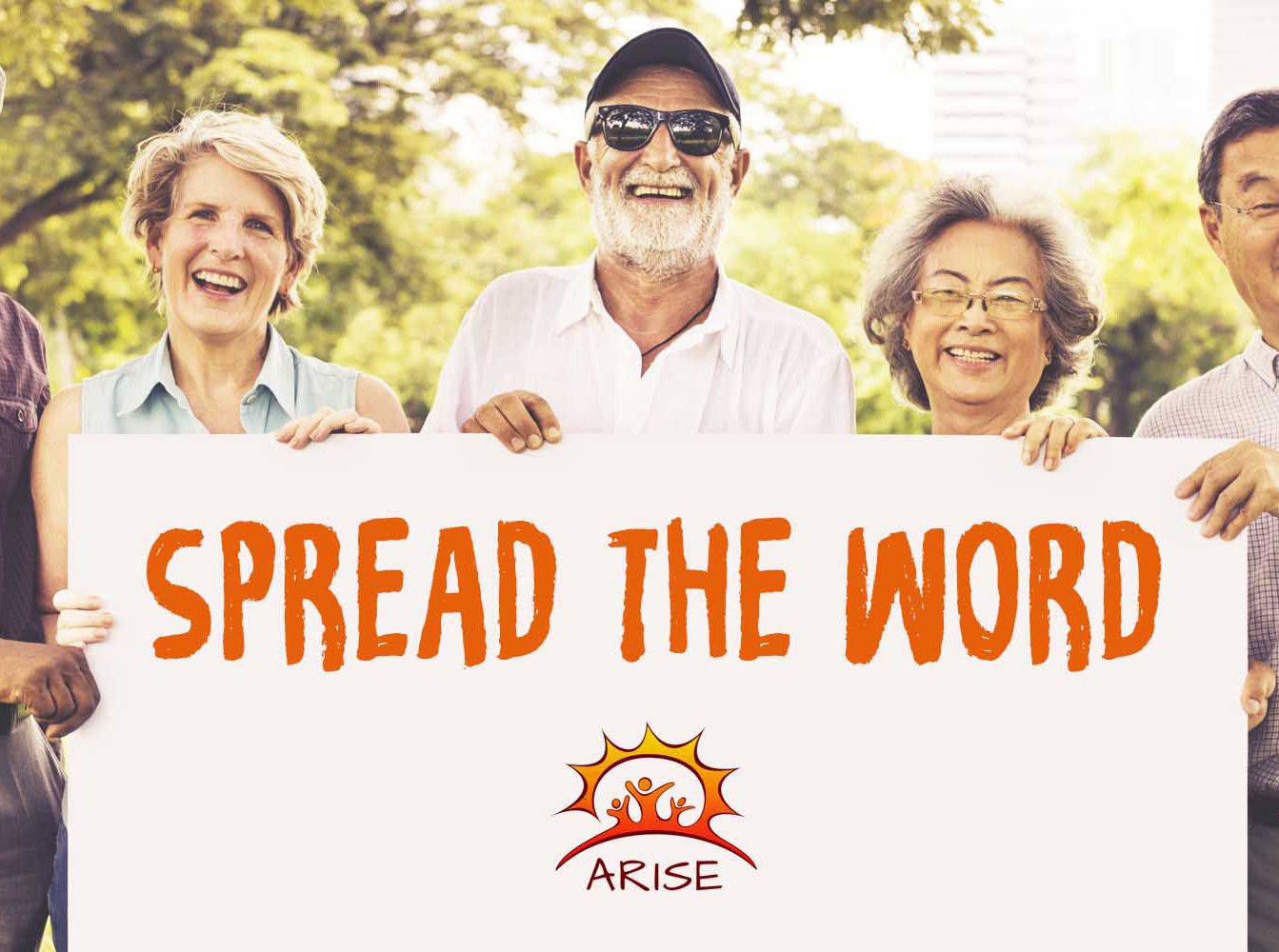 people partnering with Arise to advocate